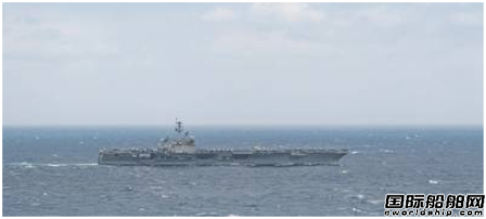 美國海軍一艘航母上3人確診感染新型冠狀病毒