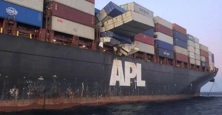 APL ENGLAND輪集裝箱墜海事件原因不簡(jiǎn)單