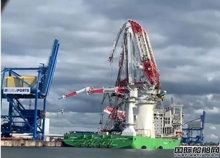 全球最大風(fēng)電安裝船啟動(dòng)起重機(jī)“斷臂”維修工程