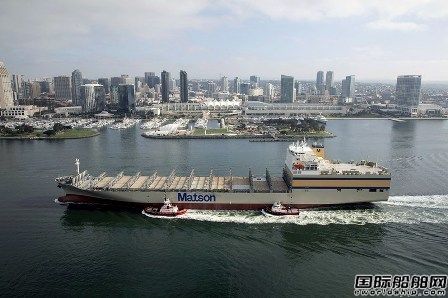 NASSCO交付美森輪船第二艘3500TEU雙燃料集滾船