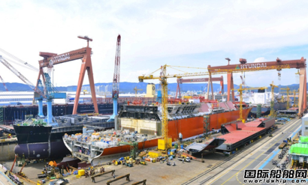 超6億美元1艘！現(xiàn)代重工開建韓國新款“萬噸大驅(qū)”