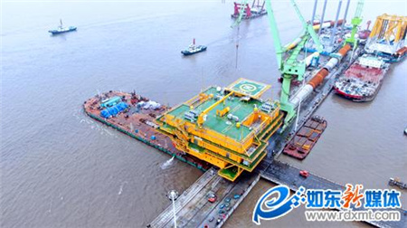 韓通贏吉重工建造國(guó)電投H7海上升壓站即將發(fā)運(yùn)
