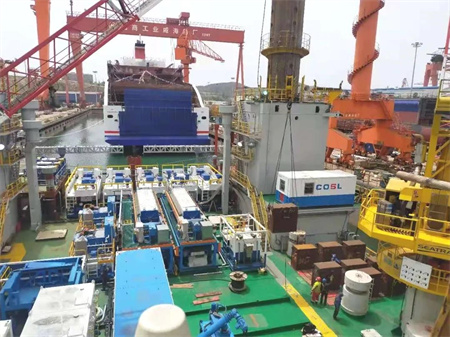 威海金陵完成“渤海7號(hào)”平臺(tái)傾斜試驗(yàn)