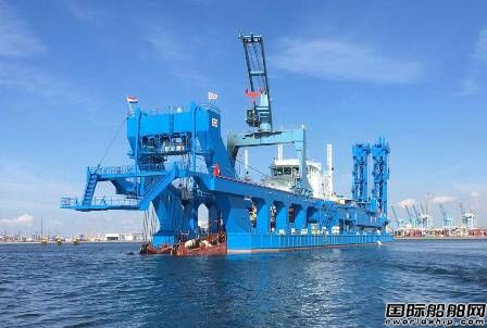 IHC為蘇伊士運河建造第二艘大型挖泥船完工