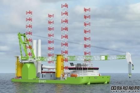 Huisman將為大宇造船風(fēng)機安裝船交付繞樁式起重機