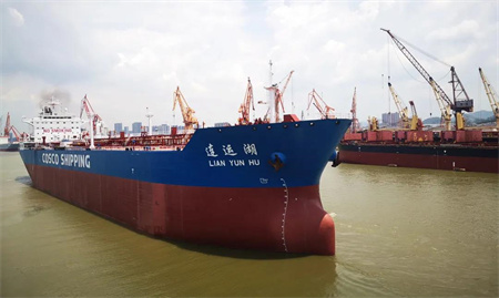 廣東中遠(yuǎn)海運重工提前完成“連運湖”輪修理上線營運