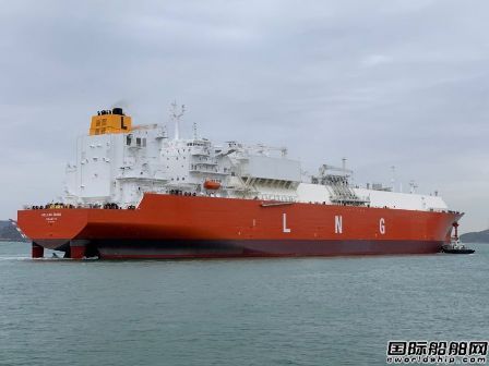 現(xiàn)代三湖重工交付Latsco第二艘17.34萬方LNG船