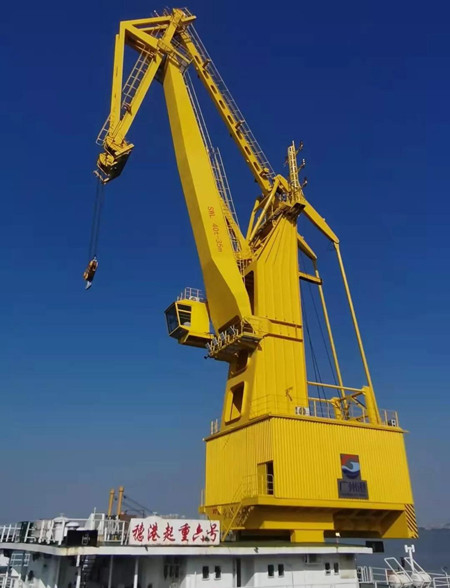 廣州港“穗港起重六號”起重船浮式起重機完成升級改造