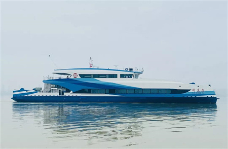 益陽(yáng)中海船舶建造世界首艘純超級(jí)電容動(dòng)力渡輪順利試航