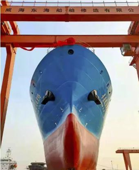廈門雙瑞為迅達(dá)海運(yùn)“源辰67”輪首個(gè)分段涂裝啟動(dòng)