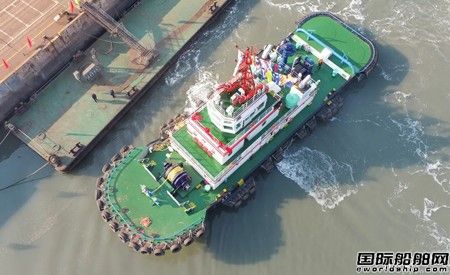 鴻云實業(yè)交付5200馬力拖輪“東方02”號