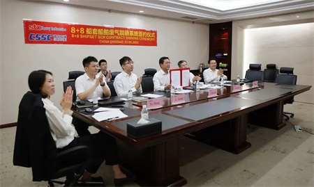 8+8船套！青島雙瑞與韓國STX重工簽訂船舶廢氣脫硝系統(tǒng)訂單