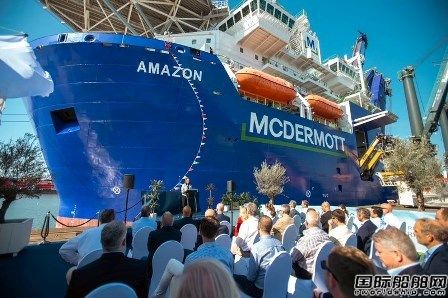 McDermott完成超深水鋪管船“Amazon”號(hào)改裝