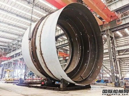 文船重工9500方LNG罐制造技術(shù)取得新突破