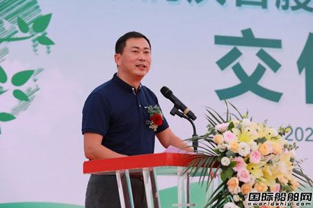 中集投資“氣化西江”首艘LNG動力罐裝水泥船交付