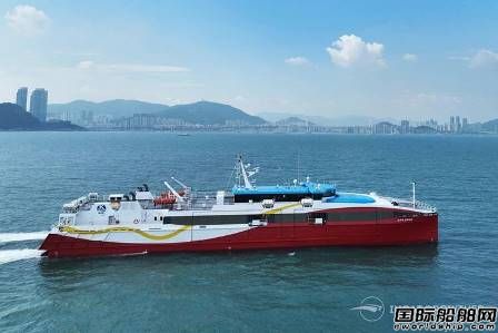 Incat Crowther設(shè)計首艘韓國船廠建造高速客船交付