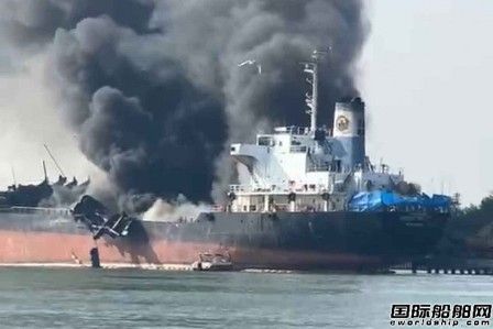 3人死亡5人失蹤！泰國一艘油船在船廠爆炸起火