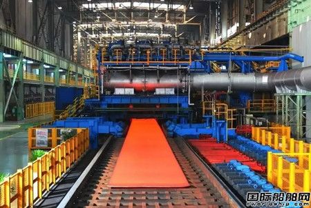 南鋼船板保供招商重工建造全球最大汽車滾裝船