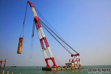 文沖修造大型風電安裝船“華祥龍”升級改造首戰(zhàn)告捷
