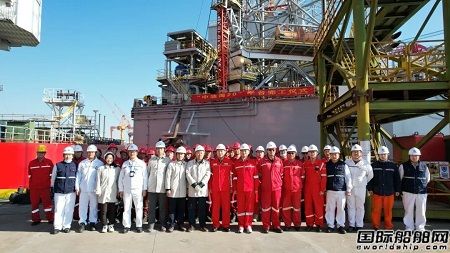 招商工業(yè)海門基地修理及續(xù)建“中油海20”平臺完工交付
