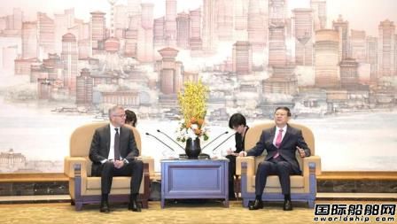 上海市委書記陳吉寧會(huì)見馬士基首席執(zhí)行官柯文勝