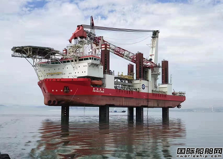 “慧海壹號(hào)”輪完成山東海域兩臺(tái)風(fēng)機(jī)機(jī)組安裝作業(yè)