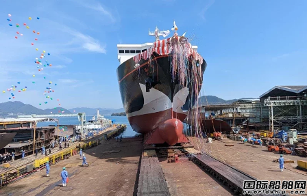 內(nèi)海造船建造高速客滾船“澎湖”輪命名下水