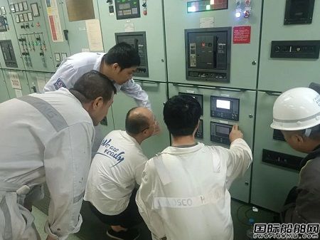 威?？萍紴椤靶曼S埔”輪加裝“海盾”高壓岸電系統(tǒng)和壓載水系統(tǒng)順利交付
