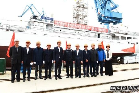 遼南船廠2艘52米超低溫金槍魚(yú)延繩釣船順利下水