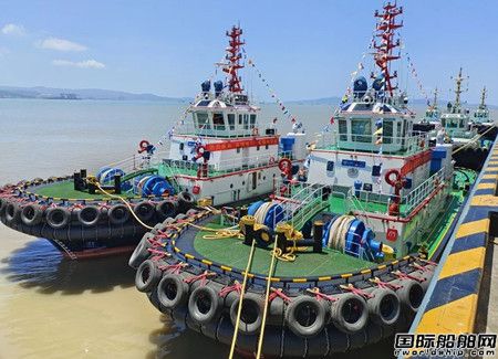 溫州港2艘新建造大馬力拖輪順利交付