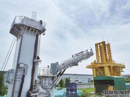 振華南通傳動將交付國內(nèi)首臺風電運維船運動補償棧橋