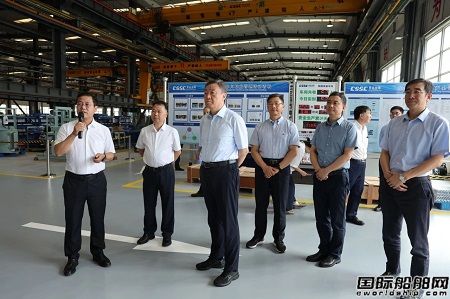中國船舶集團(tuán)黨組書記、董事長溫剛到青島雙瑞調(diào)研指導(dǎo)工作