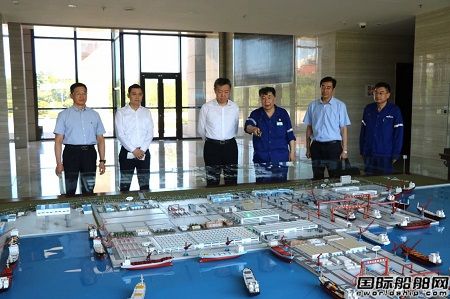溫剛調(diào)研中國船舶集團(tuán)青島地區(qū)成員單位