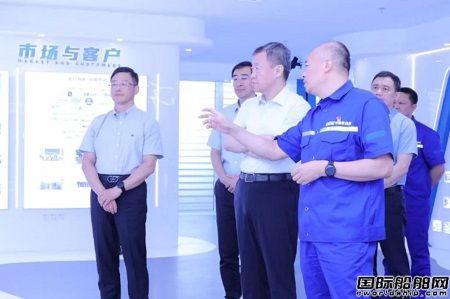 中國船舶集團(tuán)黨組書記、董事長溫剛到中船發(fā)動機(jī)調(diào)研指導(dǎo)