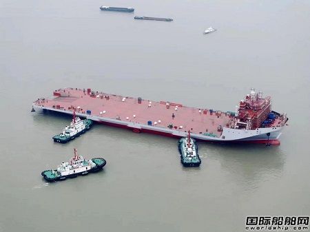 眾航船舶建造首艘全國(guó)產(chǎn)中壓電力推進(jìn)甲板運(yùn)輸船完成試航