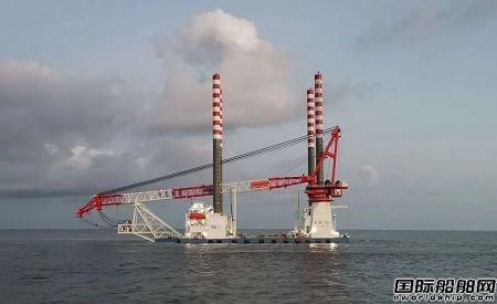 韓通贏吉重工建造“長(zhǎng)勝1200”風(fēng)電安裝平臺(tái)順利交付