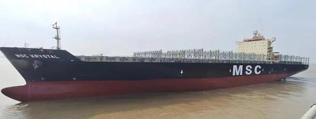 上海中遠(yuǎn)海運(yùn)重工完成克里斯托輪球鼻艏換新工程