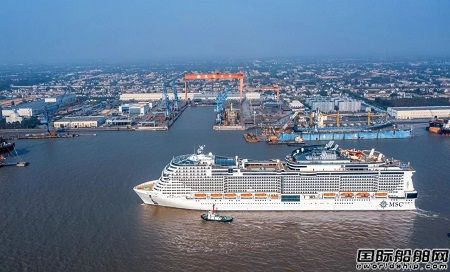 華潤大東首次承修地中海郵輪旗下亞洲最新旗艦“地中海榮耀”號