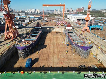 大船海工兩艘全球首制7500立方米LCO2船建造進(jìn)度完成過半