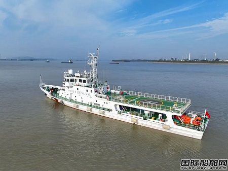 同方江新建造60米級(jí)B型海事巡邏船“海巡0939”號(hào)正式入列