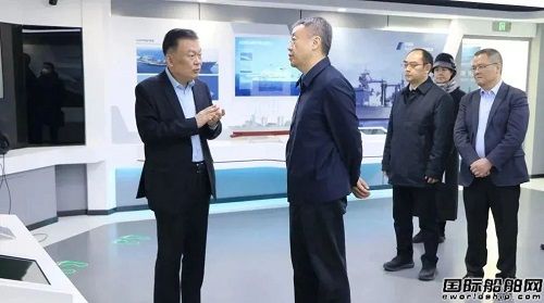 溫剛調(diào)研中國(guó)船舶集團(tuán)旗下中船貿(mào)易和中船國(guó)際工程