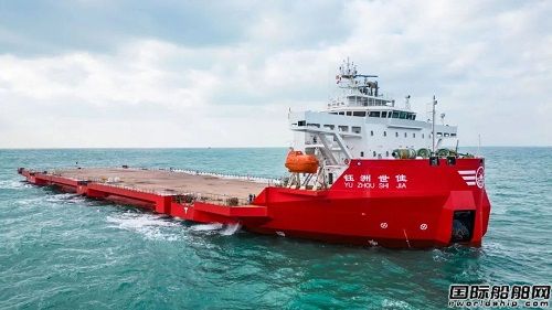 九洲船業(yè)建造160米無限航區(qū)重大件甲板運輸船試航歸來