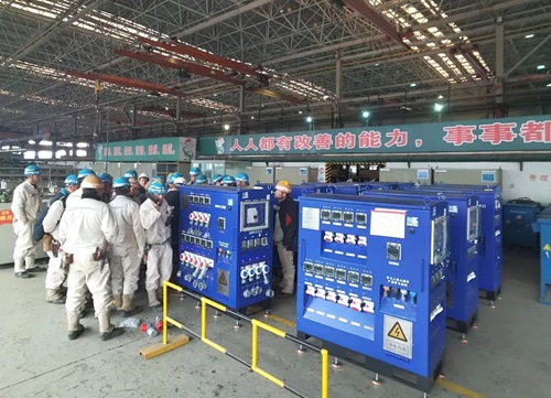 威海重工科技首批定制款快插式智能供電系統(tǒng)順利交付