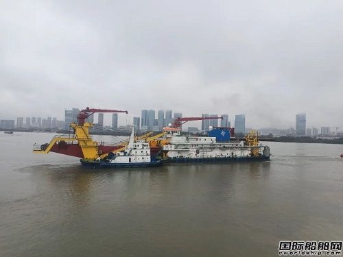 國內(nèi)首次！黃埔文沖承修電絞式挖泥船“天驊”完成限高改造