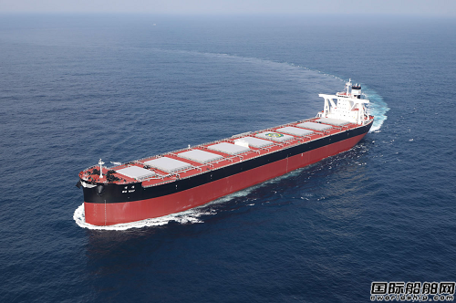 名村造船交付第六艘新型182000載重噸散貨船