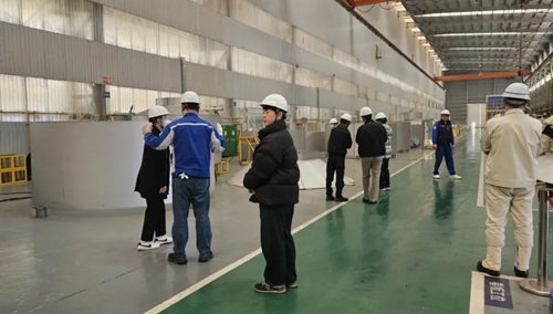 韓國三星集團脫硫塔項目團隊深入南通遠(yuǎn)洋配套車間開展工廠審核