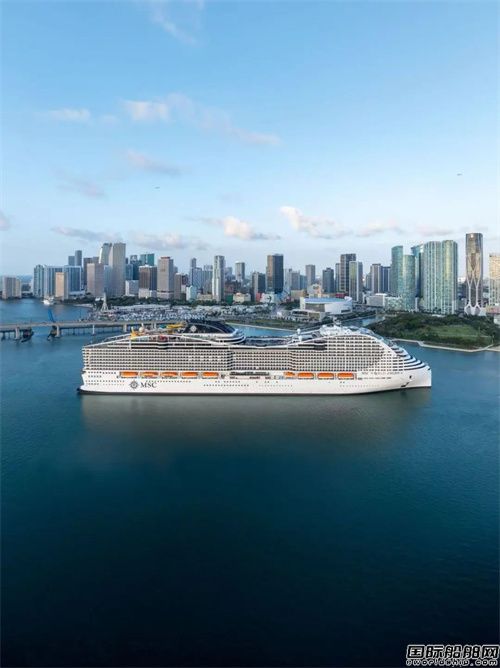 地中海郵輪全新旗艦“MSC亞美利加”號(hào)于邁阿密命名
