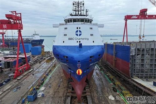 三福船舶為德國船東建造11000噸多用途船下水