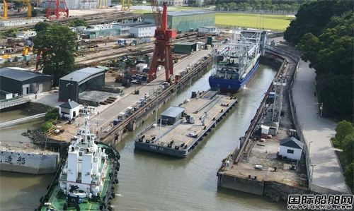 馬尾造船修船事業(yè)部完成“福港躉1”躉船改造工程