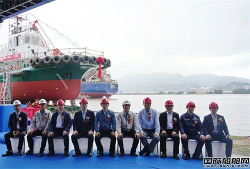 東南造船建造2940KW純電池動力拖輪下水